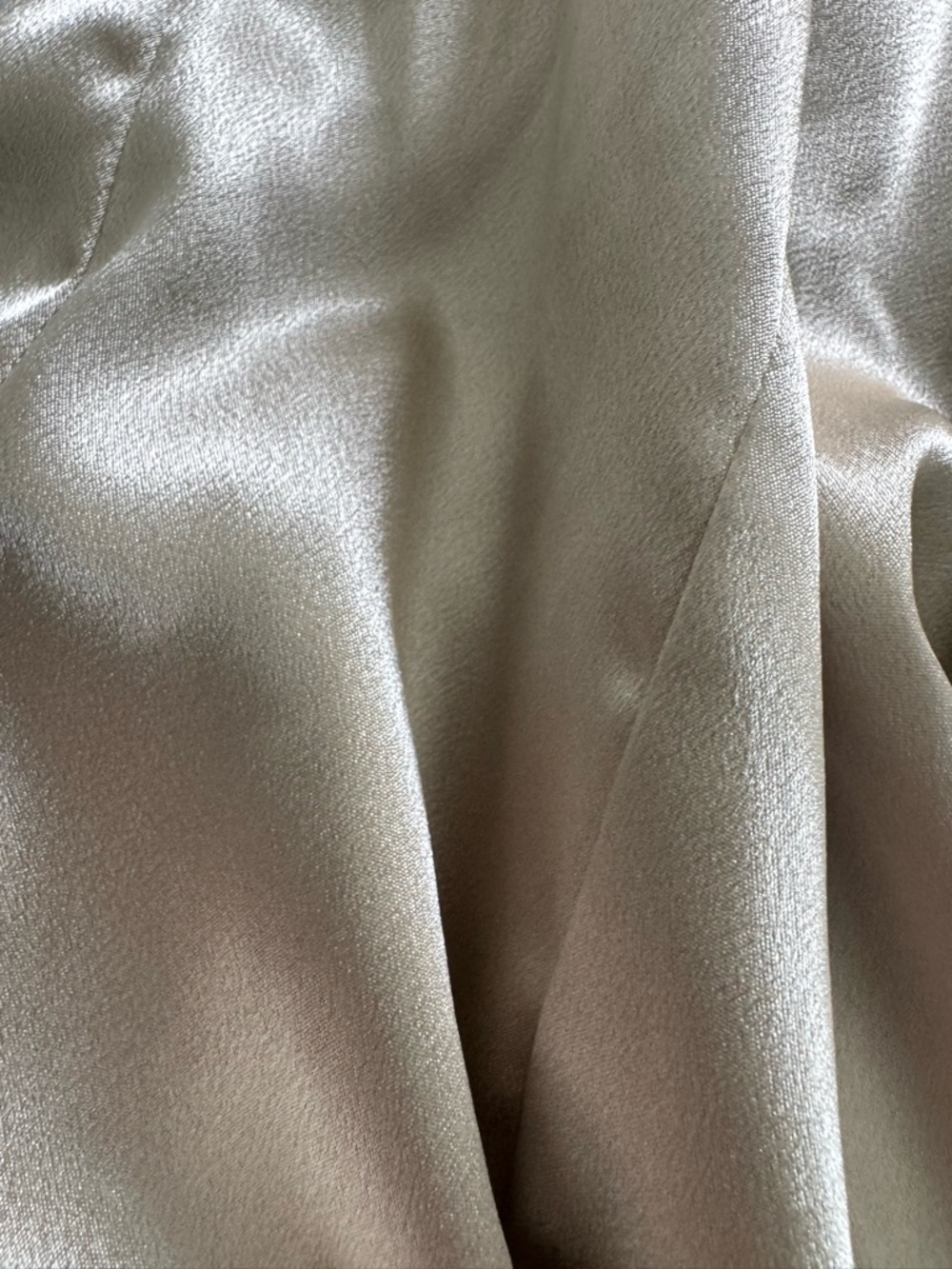 Birdy Grey Champagne Satin Maxi Dress Size XS - Picture 7 of 9